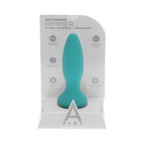 Plug Anal Recargable A-Play Rimmer con Control Remoto