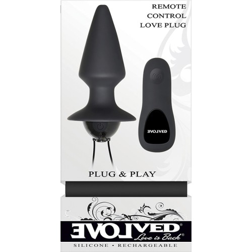 Plug & Play Remote-Controlled Vibrating Anal Plug - Ultimate Pleasure