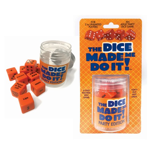 The Dice Made Me Do It! Party Edition Game - Fun Dice Game