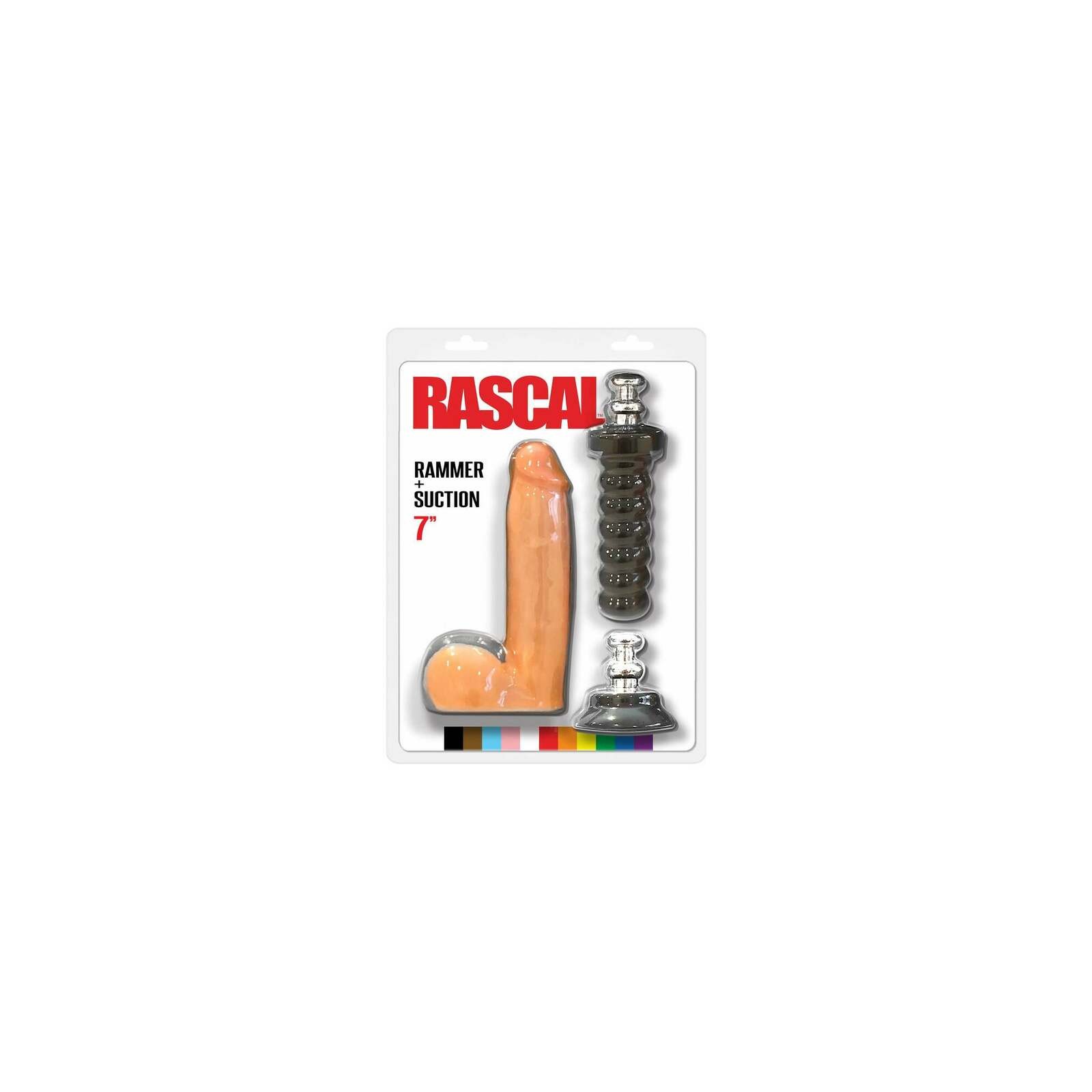 Rascal Rammer 7 in Dildo with Handle and Suction Cup