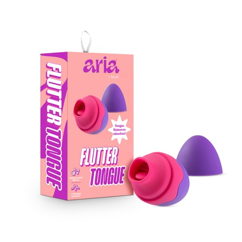 Vibrador recargable Aria Flutter Tongue