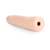 7 in. Lock On Realistic Dildo Beige