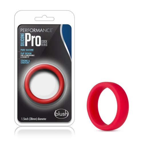 Performance Silicone Go Pro Cock Ring Red