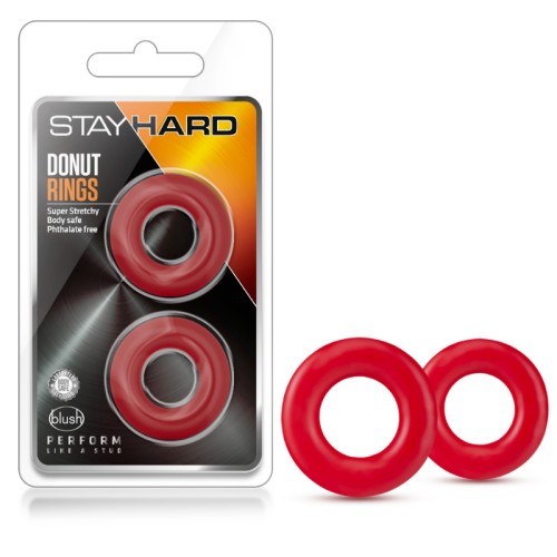 Stay Hard Donut Rings for Enhanced Pleasure