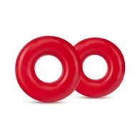 Anillos Donut Stay Hard - Cockrings Sobredimensionados Rojos