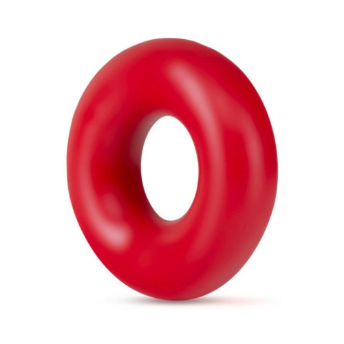 Stay Hard Donut Rings - Oversized Cockrings Red