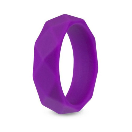 Wellness Geo Silicone C Ring Purple