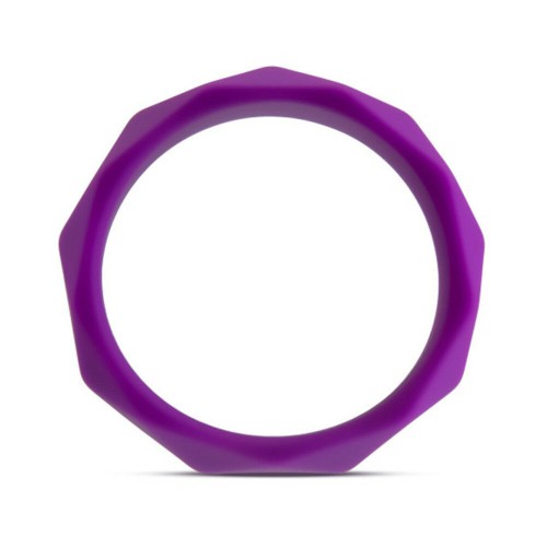 Wellness Geo Silicone C Ring Purple