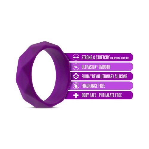 Wellness Geo Silicone C Ring Purple