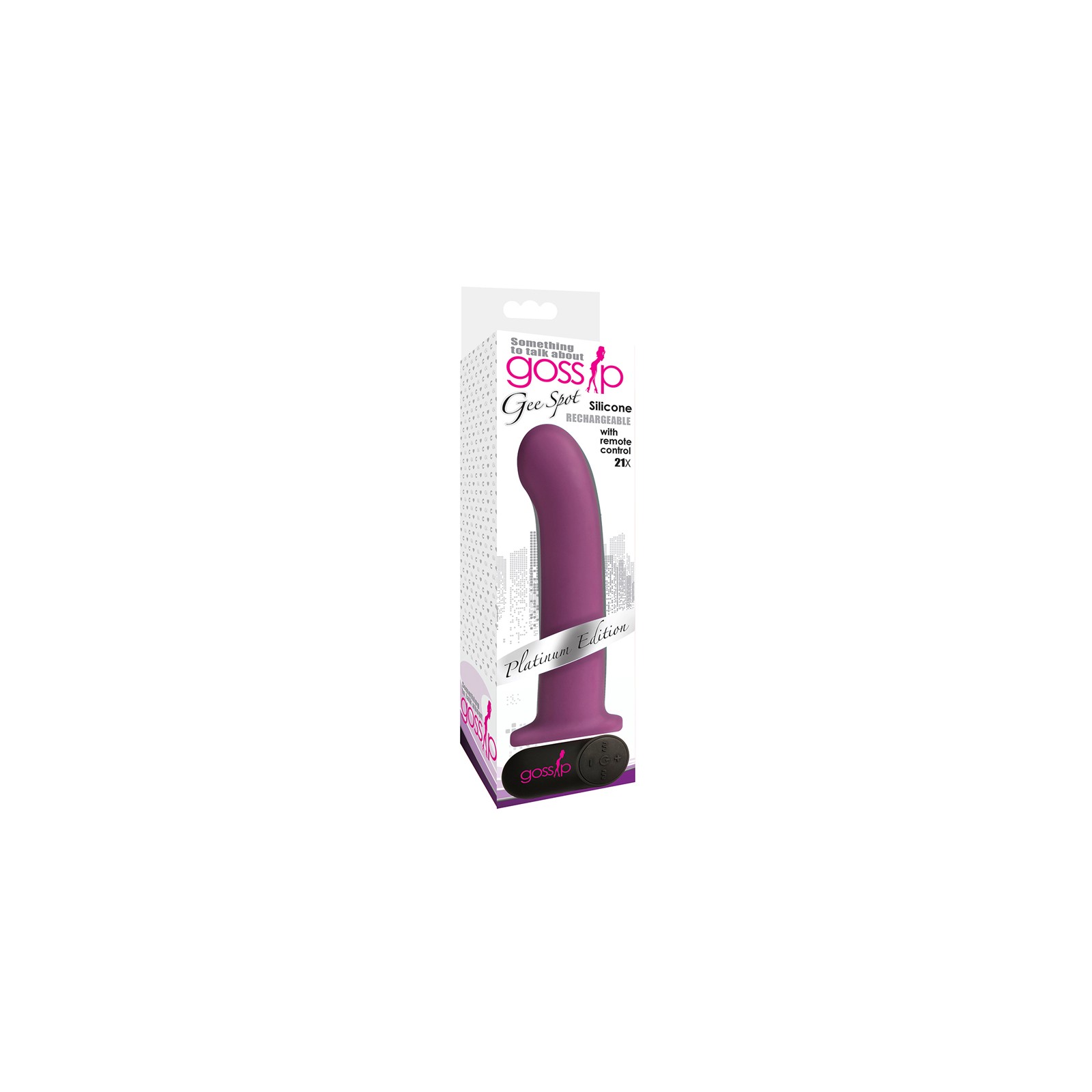 Vibrador G-Spot Recargable con Control Remoto 7.5 in