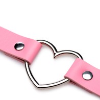 Choker Corazón Cromado Sweet Heart Rosa