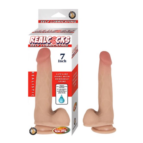 Dildo Autolubricante de 7 in. Vainilla