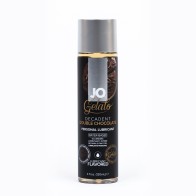 Lubricante a Base de Agua con Sabor a Doble Chocolate Decadente JO Gelato 4 oz.