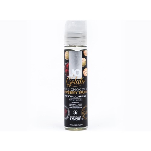 Lubricante JO Gelato Trufa de Chocolate Blanco y Frambuesa