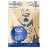 Condones de Sabor Arándano Glyde Ultra 4pk