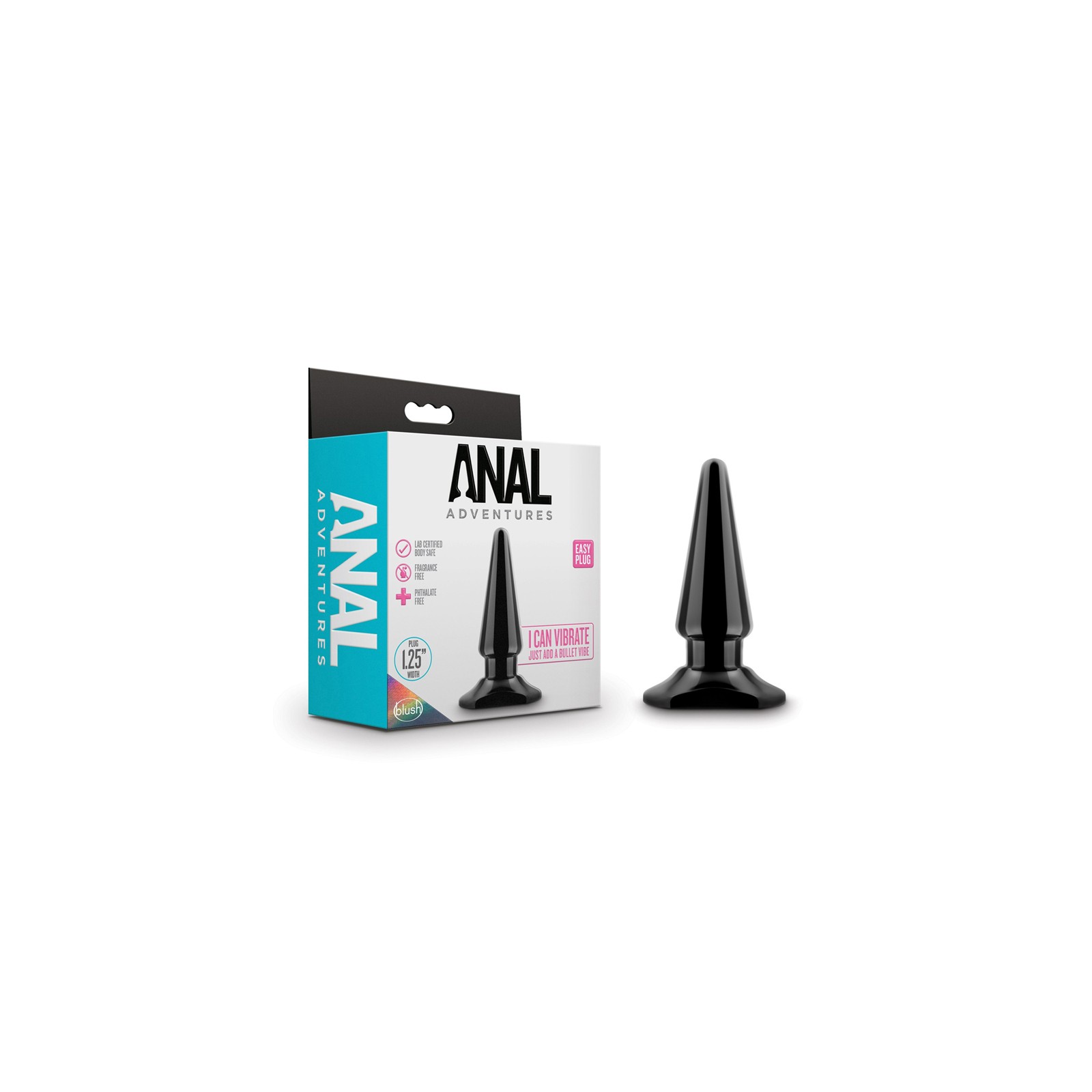 Anal Adventures Easy Plug - Black