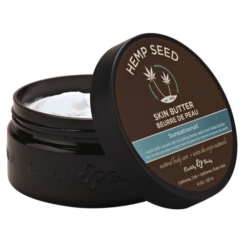 Earthly Body Hemp Seed Sunsational Skin Butter for Deep Moisture