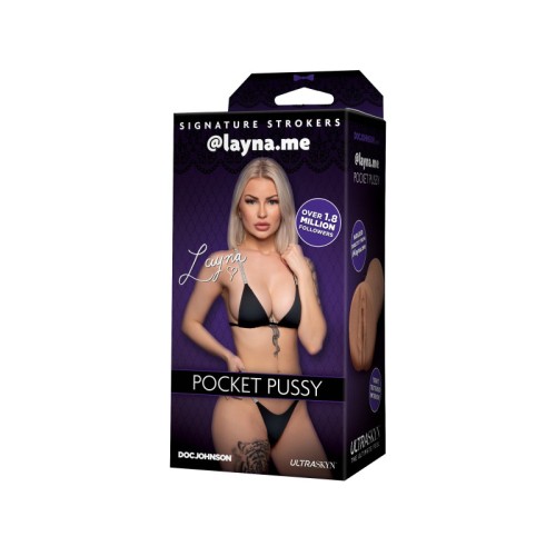 Pocket Pussy Vanilla - Signature Strokers - Chicas de Redes Sociales - @layna.me