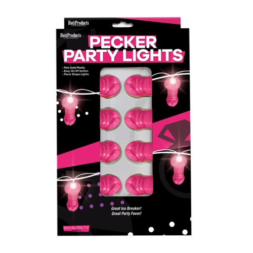 Light Up Pink Penis Party Lights