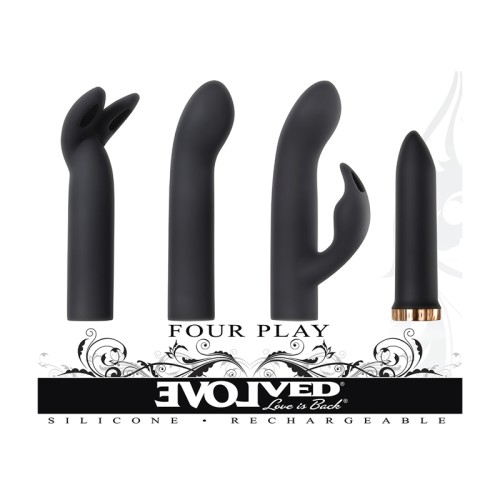 Evolved Four Play Silicone Bullet Vibrator