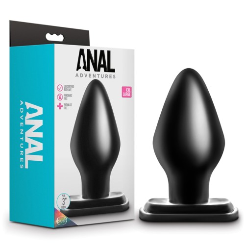 Anal Adventures XXL Black Plug for Sensation