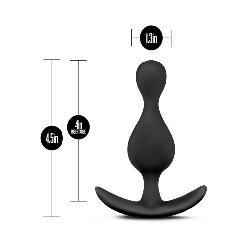 Plug Anal Wave Platinum Negro