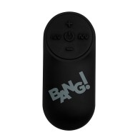 BANG Vibrating Bullet with Remote Control Black