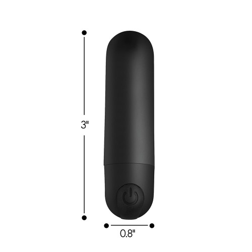 BANG Vibrating Bullet with Remote Control Black