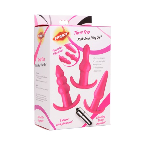 Set de Plug Anal Pink Thrill Trio