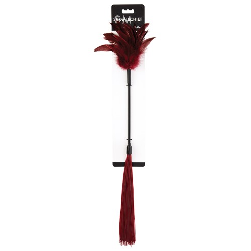 Sportsheets Shadow Feather Tickler Dual-Ended Flogger