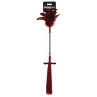 Sportsheets Shadow Feather Tickler Dual-Ended Flogger