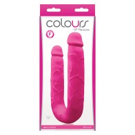 Dildo Doble Colores DP Pleasure - Alegría Doble Rosa