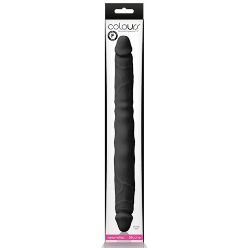 Dildo Doble Placer 12 Pulgadas Color Negro