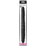 Colours Double Pleasure Dual Ended Dildo Black