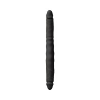 Colours Double Pleasure Dual Ended Dildo Black