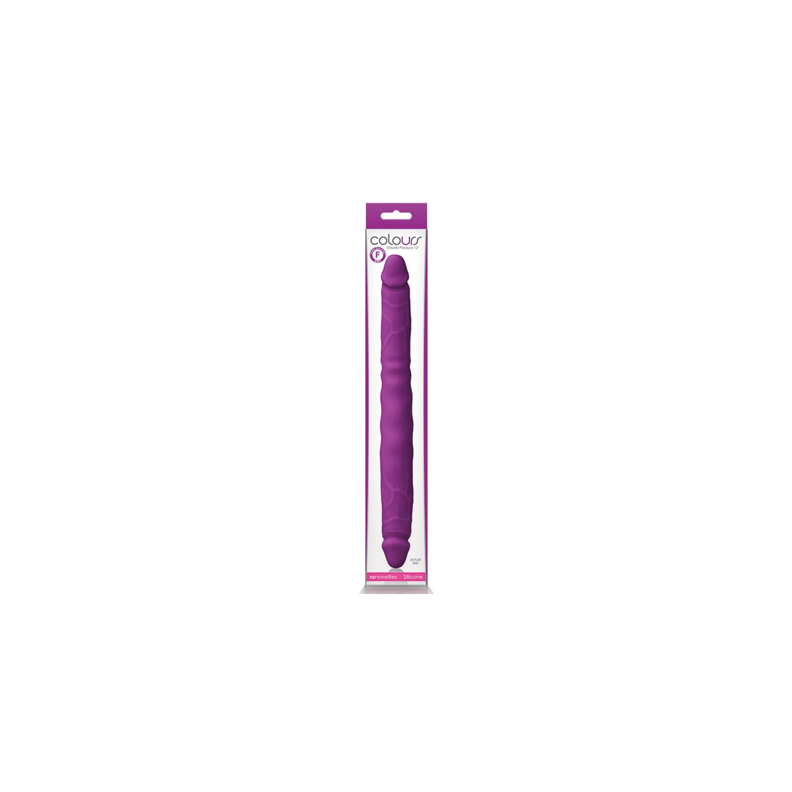 Colours Double Pleasure Dual-Ended Dildo Purple