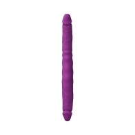 Colours Double Pleasure Dual-Ended Dildo Purple