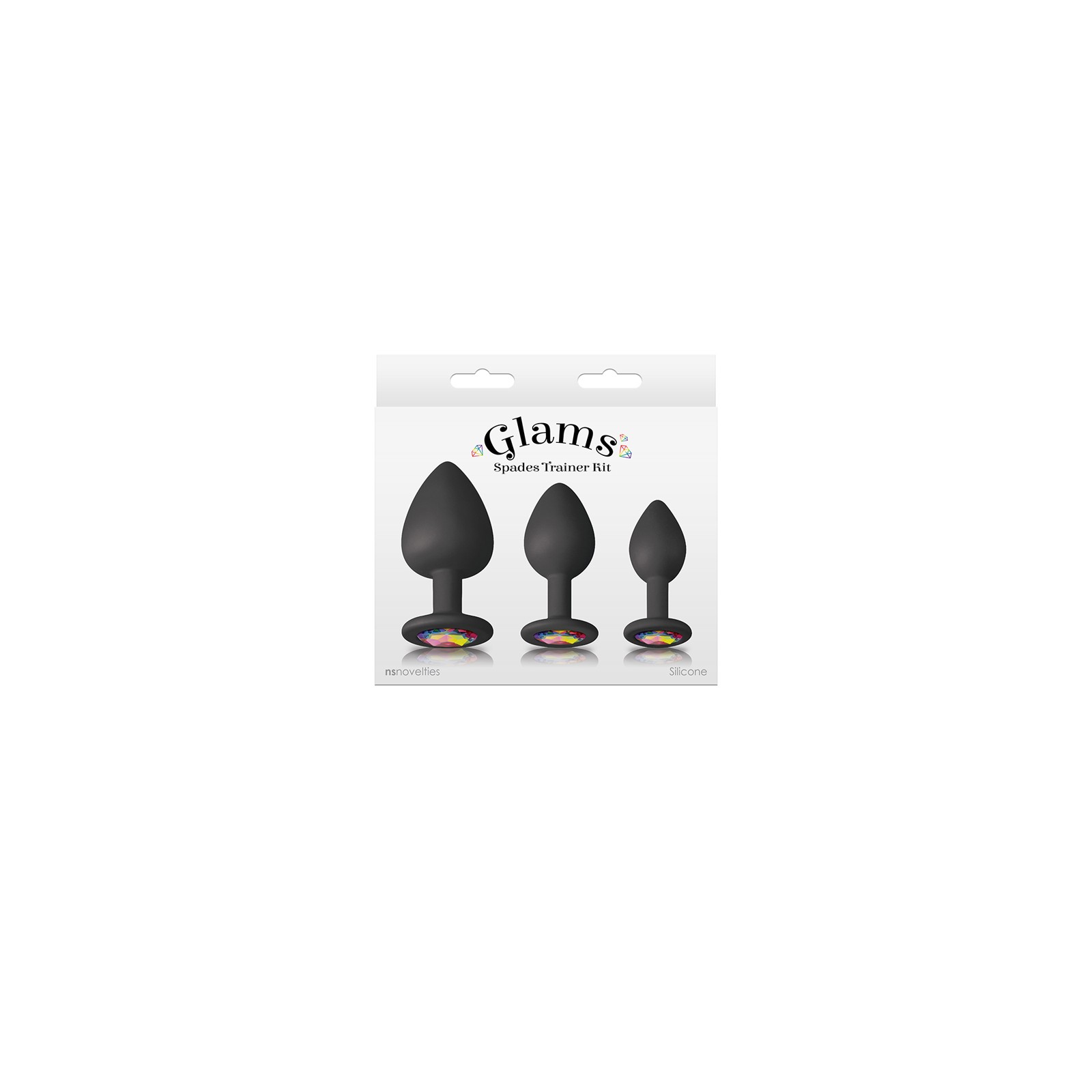 Glams Spades Trainer Kit Black - Perfect for Anal Play