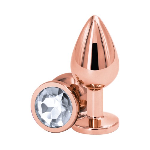 Rear Assets Rose Gold Medium Anal Plug