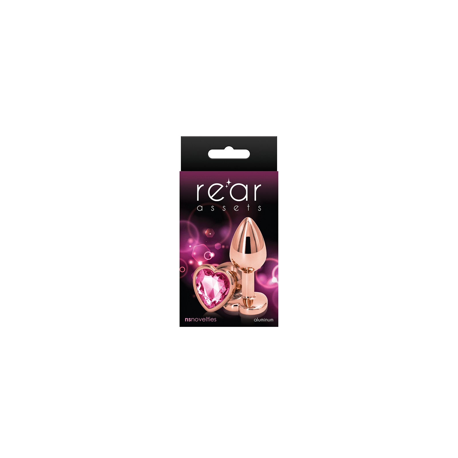 Plug de Corazón Rosa Oro Small - Placer Anal