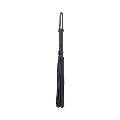 Bondage Couture Flogger Blue - Elegant Restraint Tool