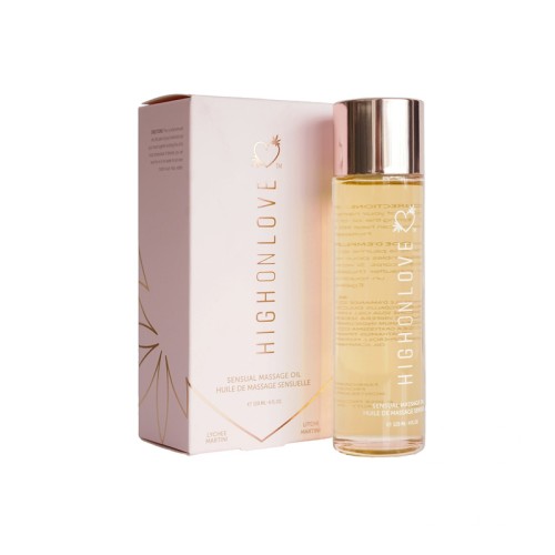 HighOnLove Lychee Martini Massage Oil