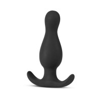 Anal Adventures Platinum Silicone Curved Plug