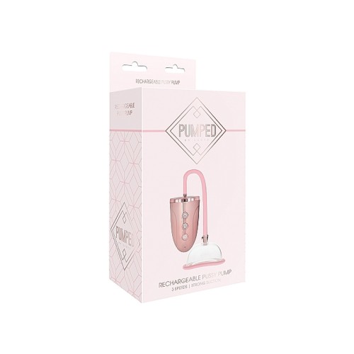 Pumped Rechargeable 3-Speed Pussy Pump Pink