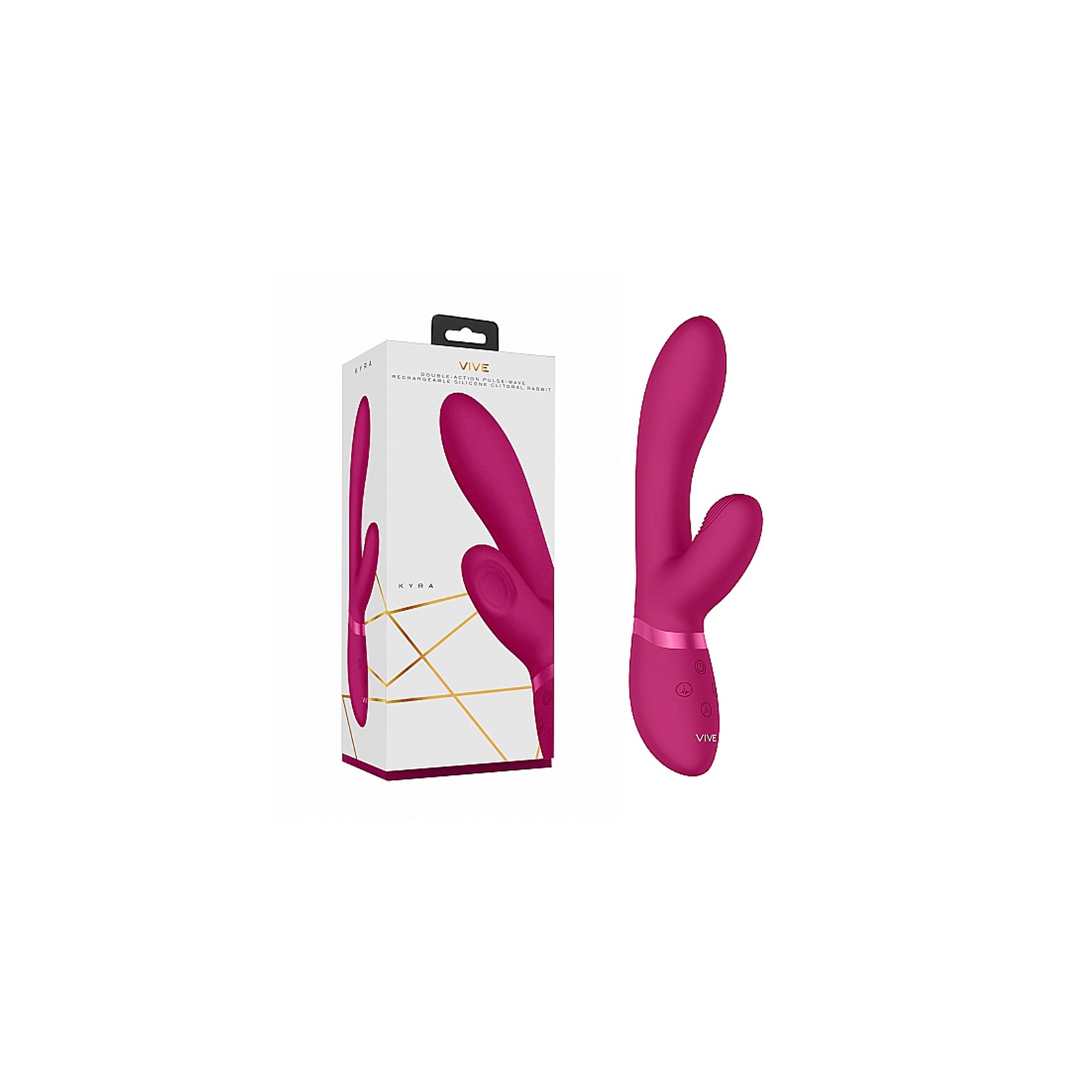 Vibrator KYRA Recargable de Silicona VIVE