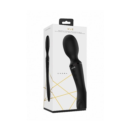 VIVE ENORA Rechargeable Dual-Ended Pulse-Wave Vibrator for Intense Pleasure