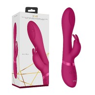 Vibrador Conejo Silicona 360° Spinning VIVE MIRA Rosa