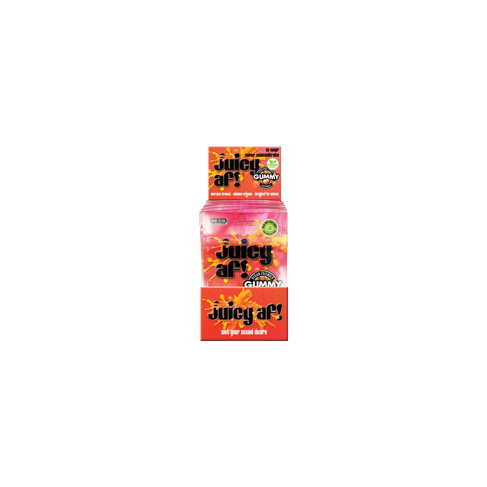 Juicy AF Gummy Mejora Femenina - Potente Estimulación