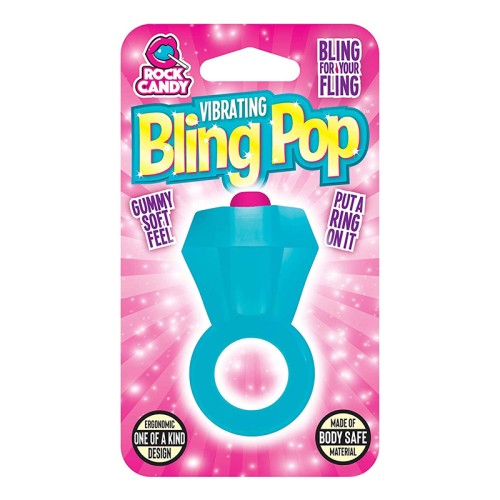 Bling Pop Ring - Blue Cock Ring for Enhanced Pleasure