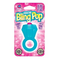 Bling Pop Ring - Blue Cock Ring for Enhanced Pleasure